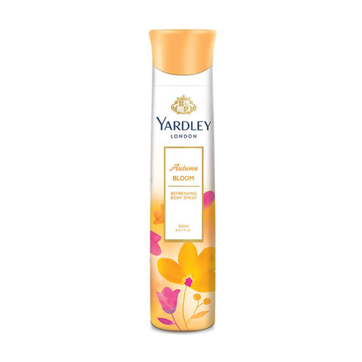 Picture of Yardley London Autumn Bloom Refreshing Deo Body Spray for Women, 150ml