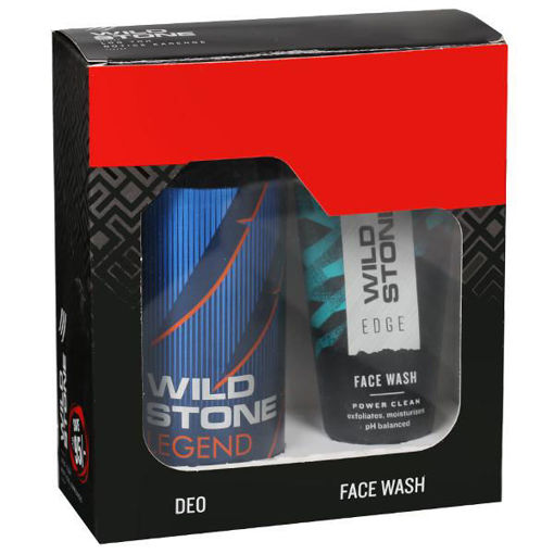 Picture of Wild Stone Legend Body Deodorant (Combo Wild Stone Edge Face Wash 50 ml) 150 ml