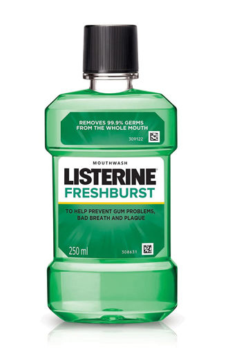 Picture of Listerine Fresh Burst Mouthwash, 250ml