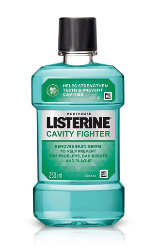 Picture of Listerine Cavity Fighter Mouthwash, 250ml