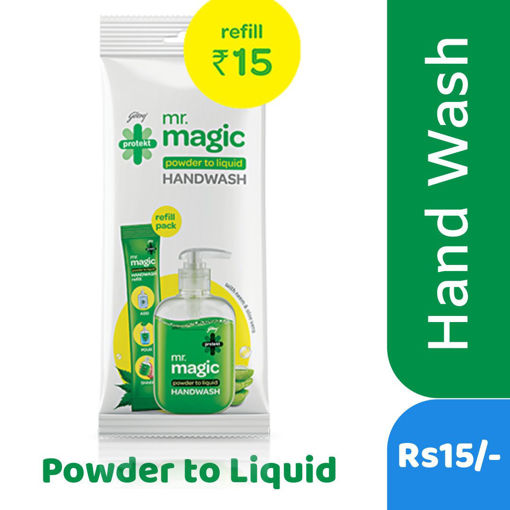Picture of Godrej protekt mr. magic powder to liquid hand wash 9 g