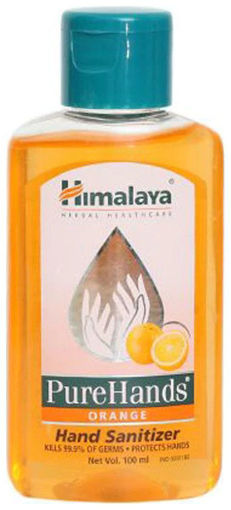 Picture of himalaya pure hands orange hand sanitizer 500ml
