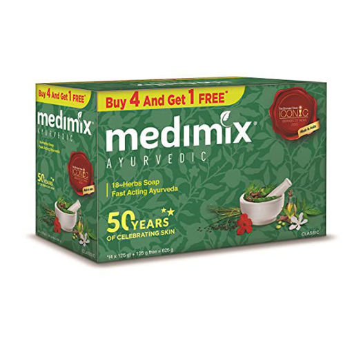 Picture of Medimix Ayurvedic Soap, 125 g (buy 4 get 1 free)