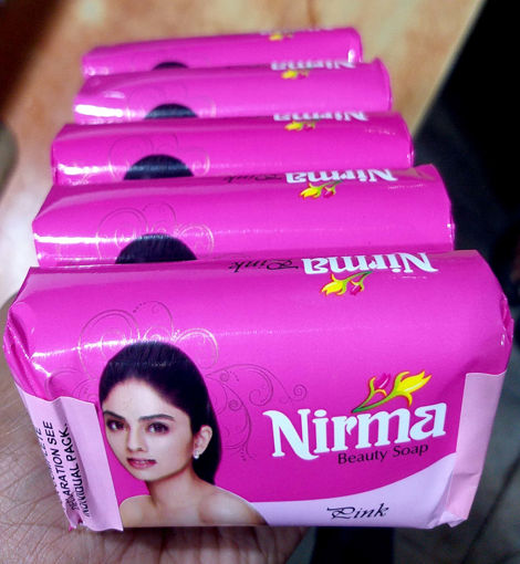 Picture of Nirma beauty soap Pink, 100 g - Pack of 5