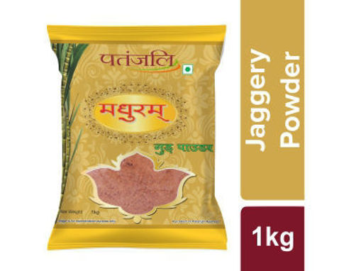 Picture of patanjali madhuram gud powder 1kg