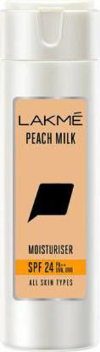 Picture of LAKME PEACHMILK SPF24 PA++UVA,UVB MOISTURISER 120 ML