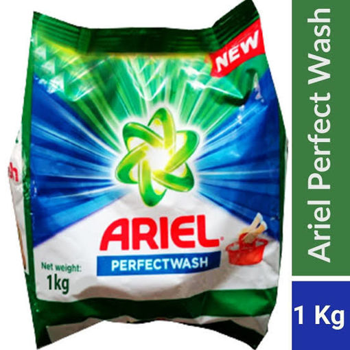 Picture of Ariel PERFECTWASH Laundry Detergent Powder 1kg Packet