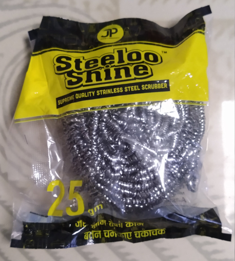 Picture of Steeloo shine Stainless steel scrub gunja, 25g