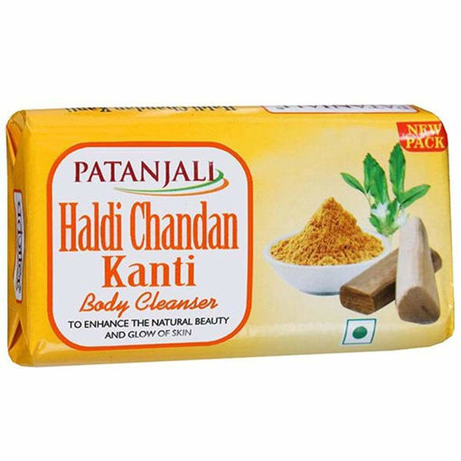 Picture of PATANJALI HALDI CHANDAN KANTI BODY CLEANSER 75 gm