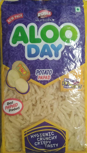 Picture of Aloo Day Item potato Papad Falhari ( penne shaped ) chips For Fast To Eat And Ready to Fry 100g