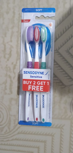 Picture of SENSODYNE SENSITIVE SOFT TOOTHBRUSHES BUY 2 GET 1 FREE